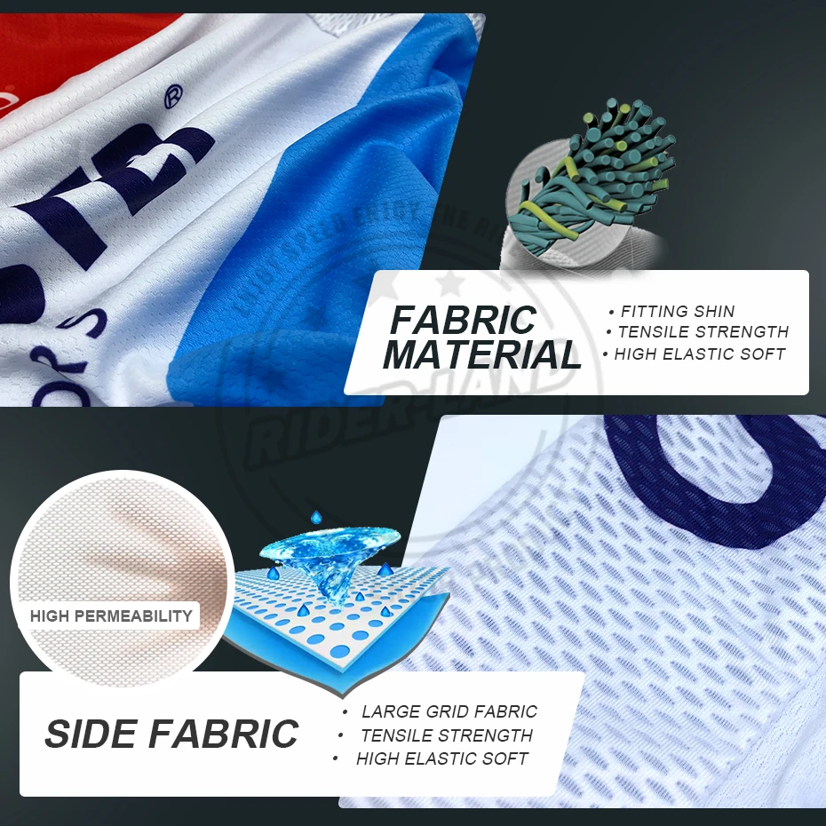 Мужчины Велоспорт одежда лето Pro команды Джерси с коротким рукавом Дорожный