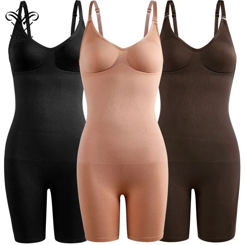 

Shapewear Bodysuits Long Body Shapers Seamless Slimming Underwear Women Bodysuit Stretch Bodys Black Nude Butt Lifter Free Feel