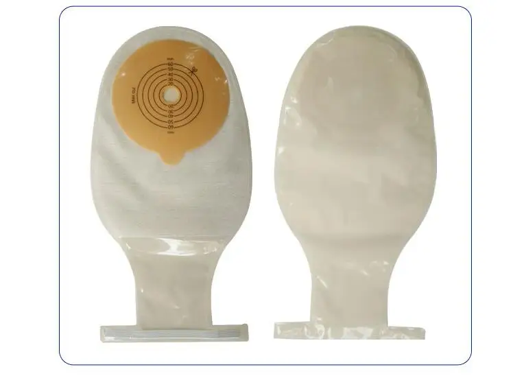 10 шт. один-кусок искусственный анус стом мешок одноразовые анального сумка клей