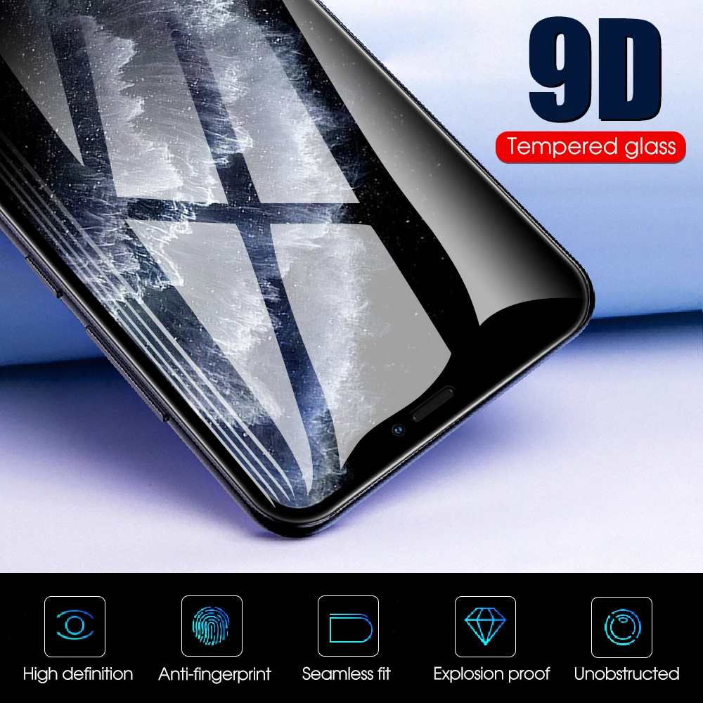 9D защитное закаленное стекло для iPhone 6 6S 7 8 Plus X XR XS Max Защитная пленка 11 Pro