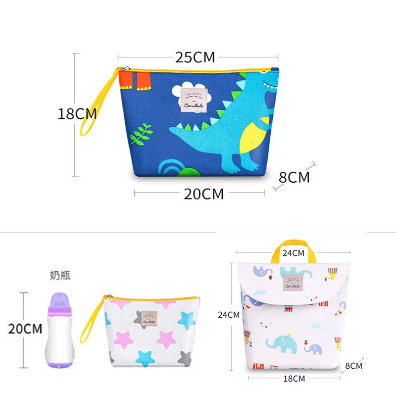 Сумки для детских подгузников сумка одноразовых многоразовых модная хранения