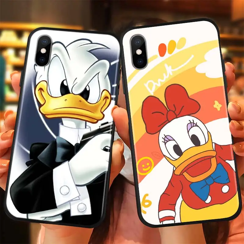 Чехол с рисунком Дональда Дака для Apple iPhone 12 Pro Max Mini 11 XS X XR 6S 6 7 8 Plus 5S SE2020 - купить по