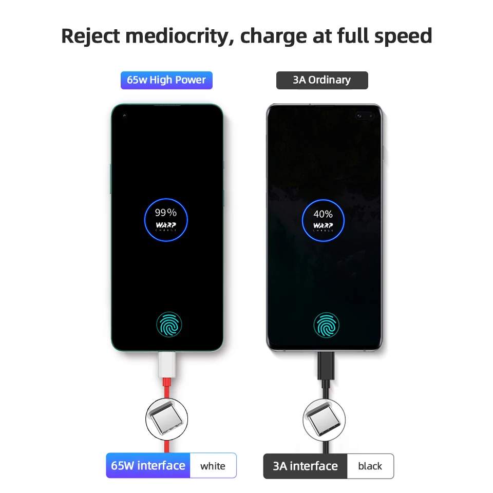 Кабель для быстрой зарядки Oneplus 9 Pro 8 T Warp Charge Type C на оригинальный 6 5a One Plus 7 7t 6t 5t 5 3t