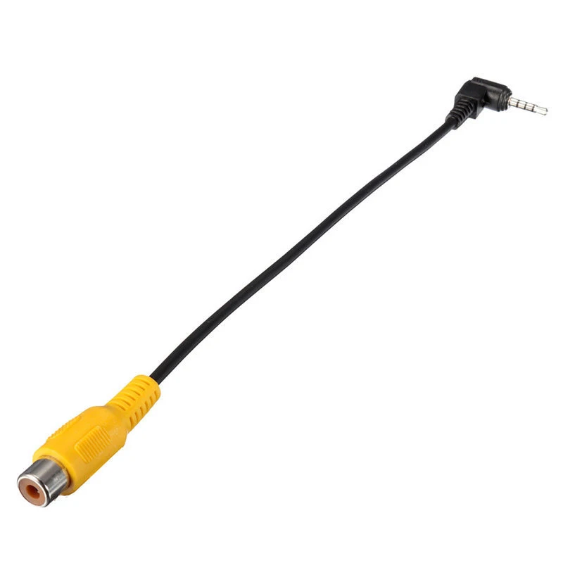AAAE Top-2pcs 2 5 мм стерео штекер RCA Женский Кабель-адаптер для Видеорегистраторы
