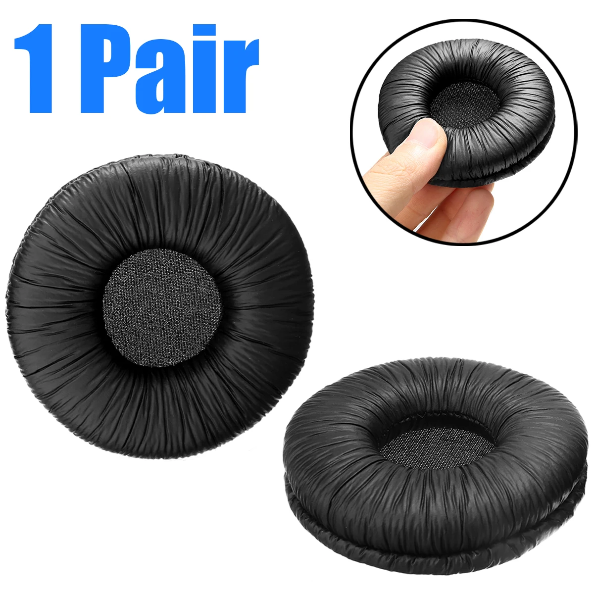 Распродажа сменные амбушюры для наушников 70 мм мягкие кожаные Senn heiser HD25|ear