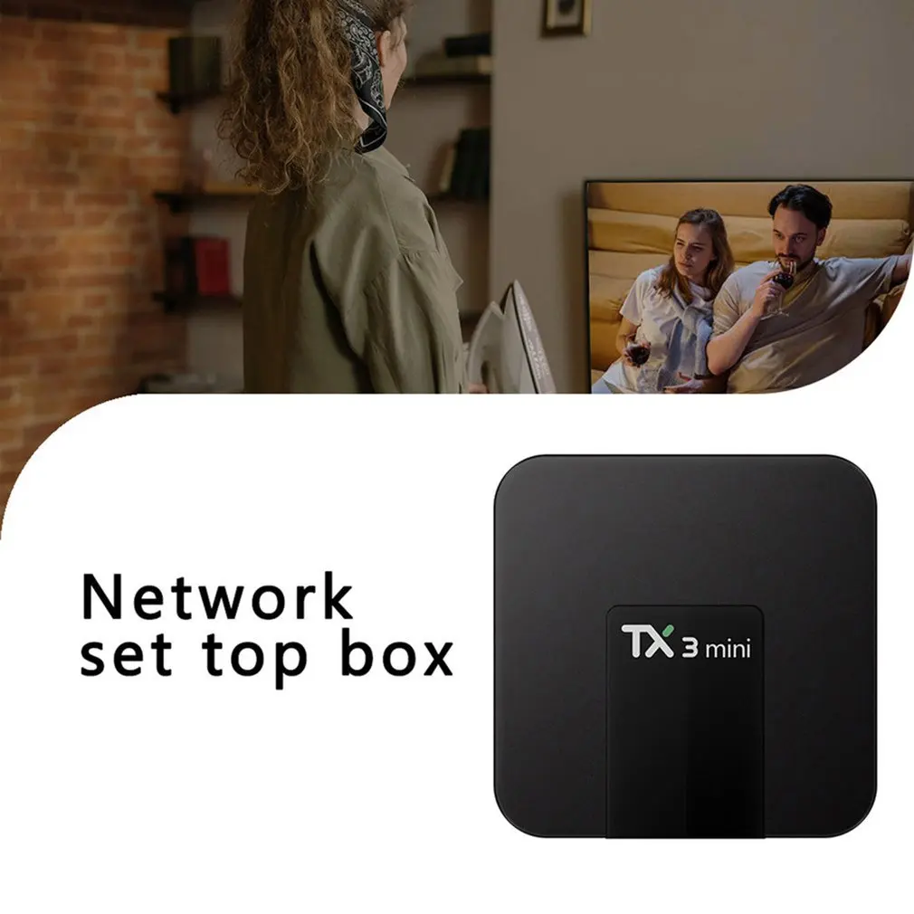 

TX3 Mini Smart TV Box Android 8.1 Nougat S905W Quad Core 1G/2G 8G/16G KD Media Player 4K HD TV Streamer Receiver Set-top Box