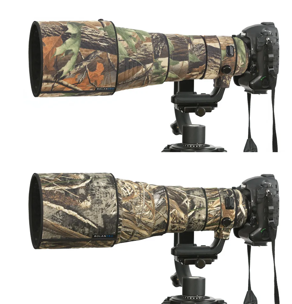 Камуфляжный чехол для объектива ROLANPRO камуфляжный от дождя Nikon AF-S 400 мм F/2.8E FL ED VR |