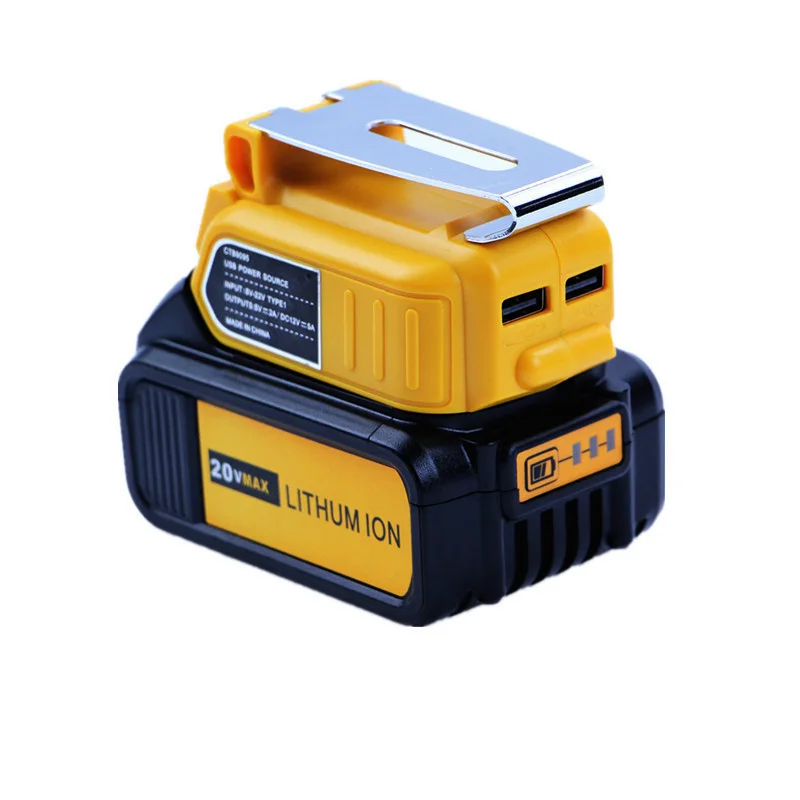 Для Dewalt адаптер штекером постоянного тока для подключения к Выход 12V 5A DC14 21V