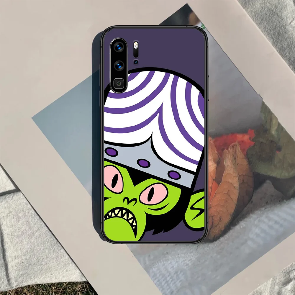 

Mojo Jojo Phone Case For Huawei P Mate 10 20 30 40 Lite Pro smart Z 2019 nova 5t black Funda Silicone Back Painting Etui 3D