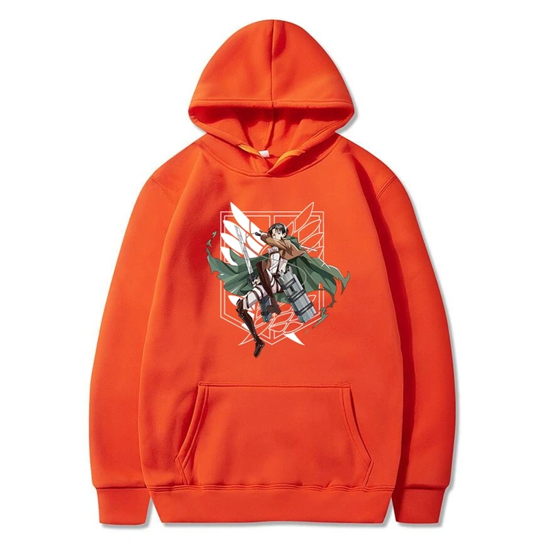 

Anime Attack on Titan Pullovers Tops Long Sleeves Hoodie Male Cloth
