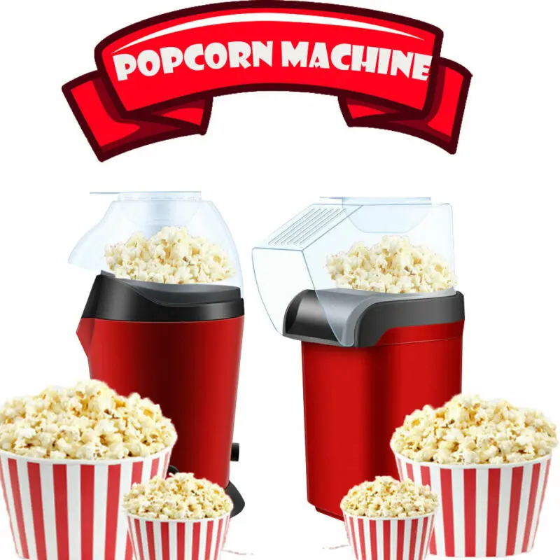 Машина для приготовления попкорна без масла горячий воздух Поппер кинотеатр
