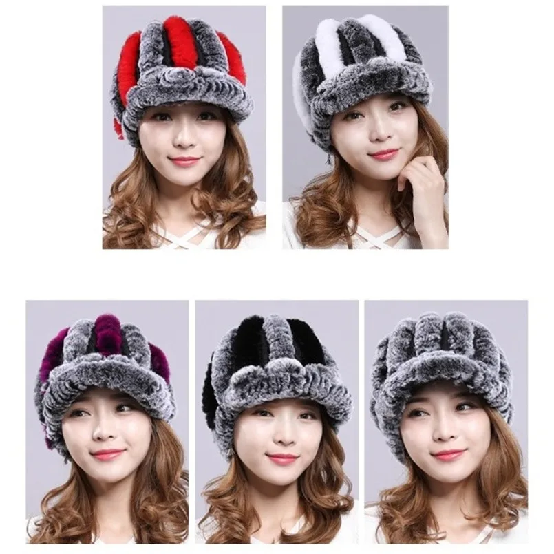 Зимние женские шапки женская шапка теплые плотные короткие трикотажные с
