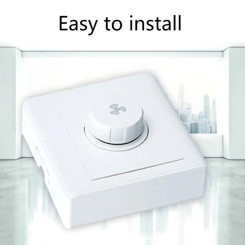 

86 Type Ceiling Fan Adjustment Stepless Speed Controller Wall Switch 220V 10A G88B