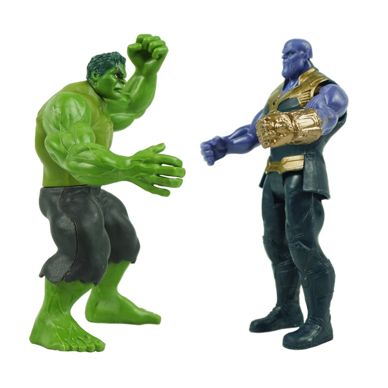 Фигурки подвижные светящиеся фигурки из ПВХ 15 см 10 видов Человек-паук Железный