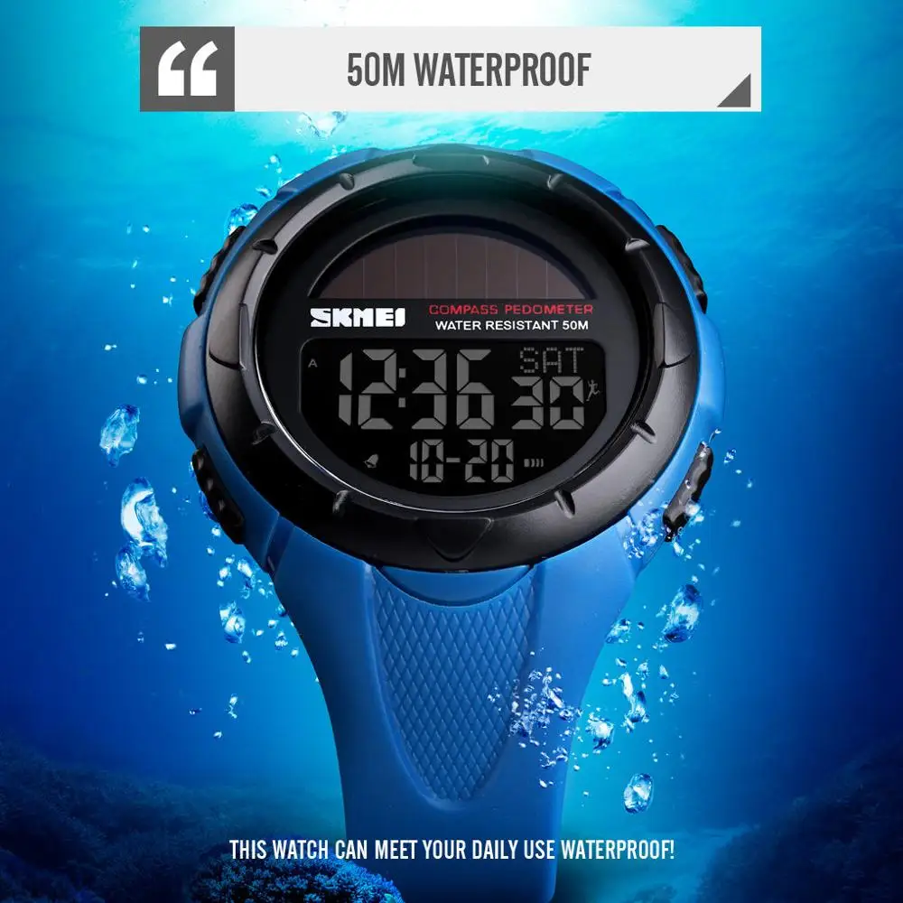 SKMEI на открытом воздухе спортивные военные часы Для мужчин электронные хронометр