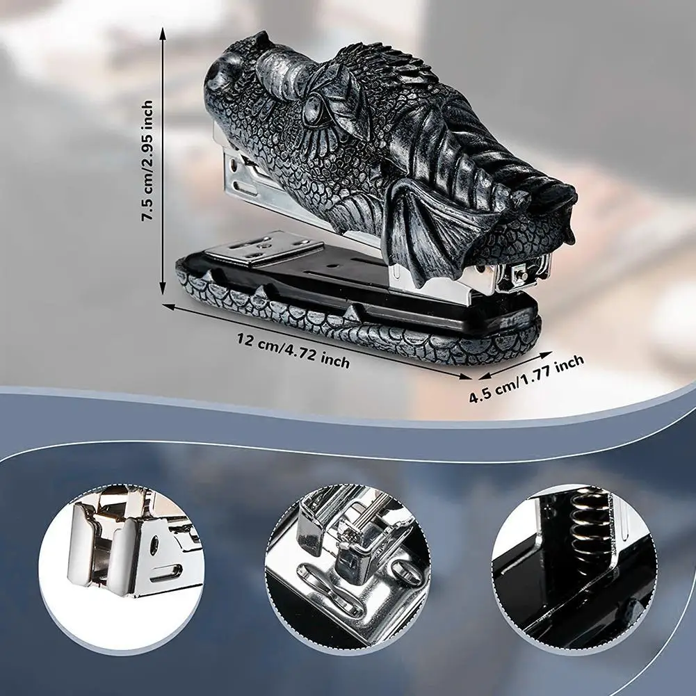 

Creative Office Stationery Art Desktop Resin Decoration Animal Stapler Stapler O3N0