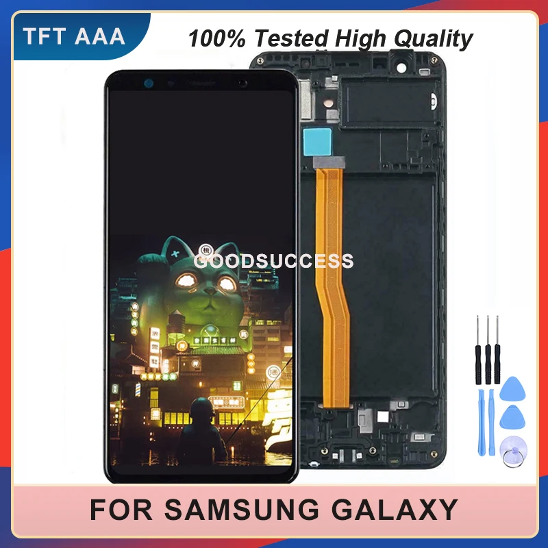 

HIgh Quality 6.0'' For Samsung Galaxy A7 2018 A750G SM-A750F A750FN A750 Lcd Display Touch Screen Assembly Free Tools