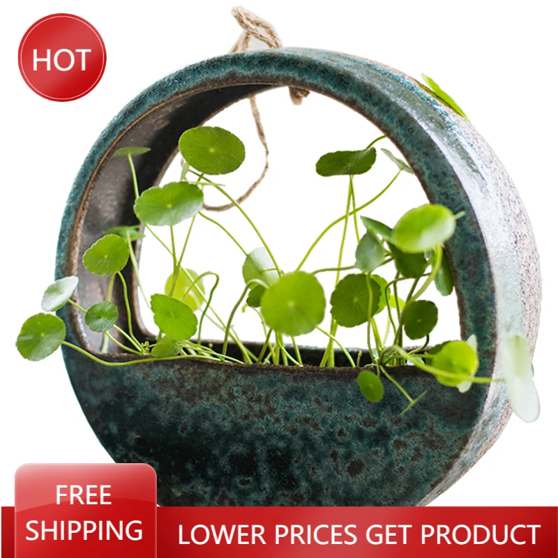 

Antique Natural Flower Pots Decorative Design Retro Flower Pot Accessories Desk Minimalist Decoracion Jardin Garden Pots Planter