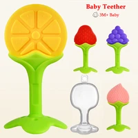 baby teether toys toddle safe bpa free banana teething ring silicone chew dental care toothbrush nursing teether gift for infant