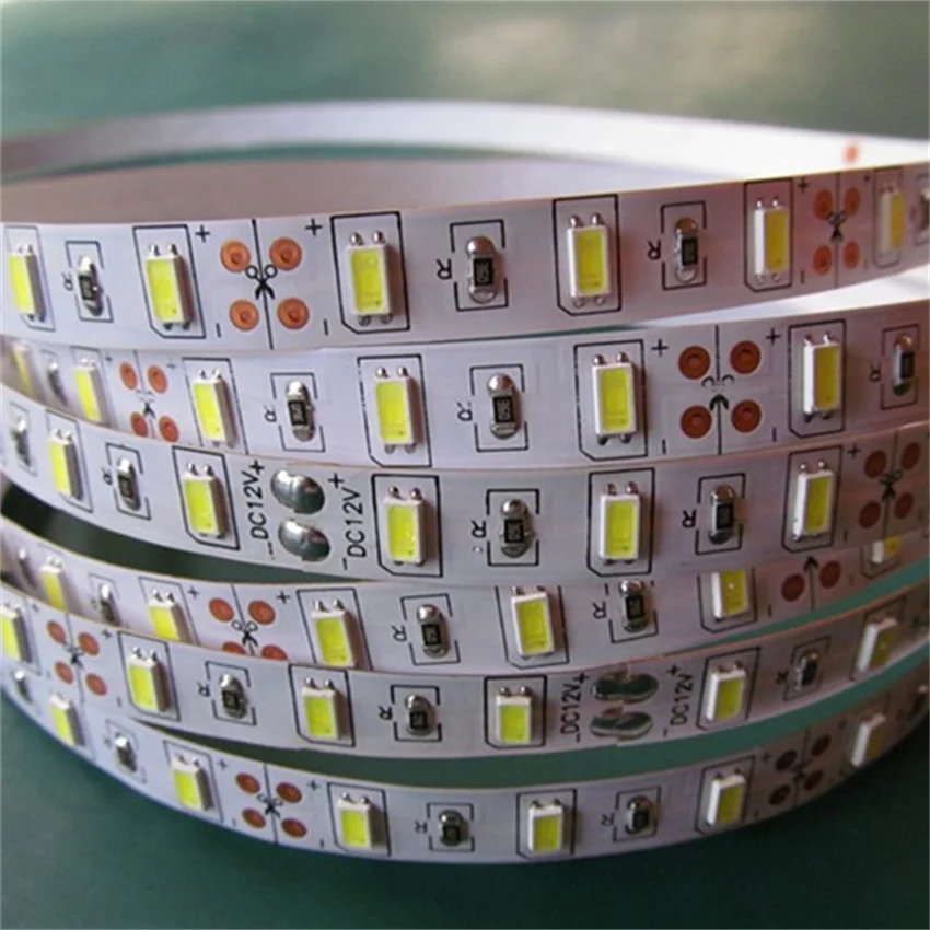 Бесплатная доставка 5 м/рулон 5630SMD WW NW CW цветная двойная FPC плата 12 В/24 В золотой