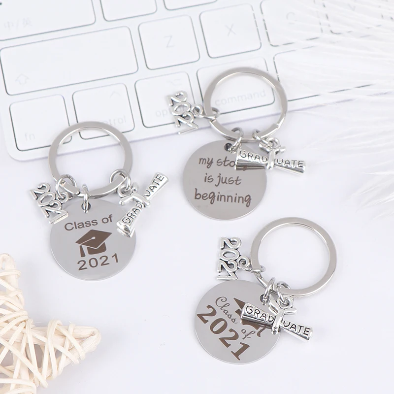 

2021 Graduation Keychain Simple Key Chain Graduation Season Gift Graduation Commemorative Gifts For Friends And Classmates