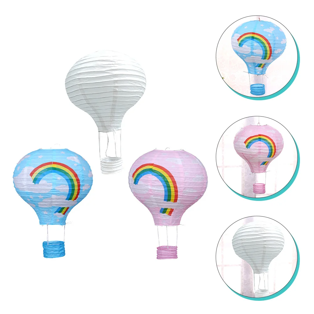 

3pcs Lovely Party Balloon Lanterns Party Lantern Balls Balloon Paper Lanterns