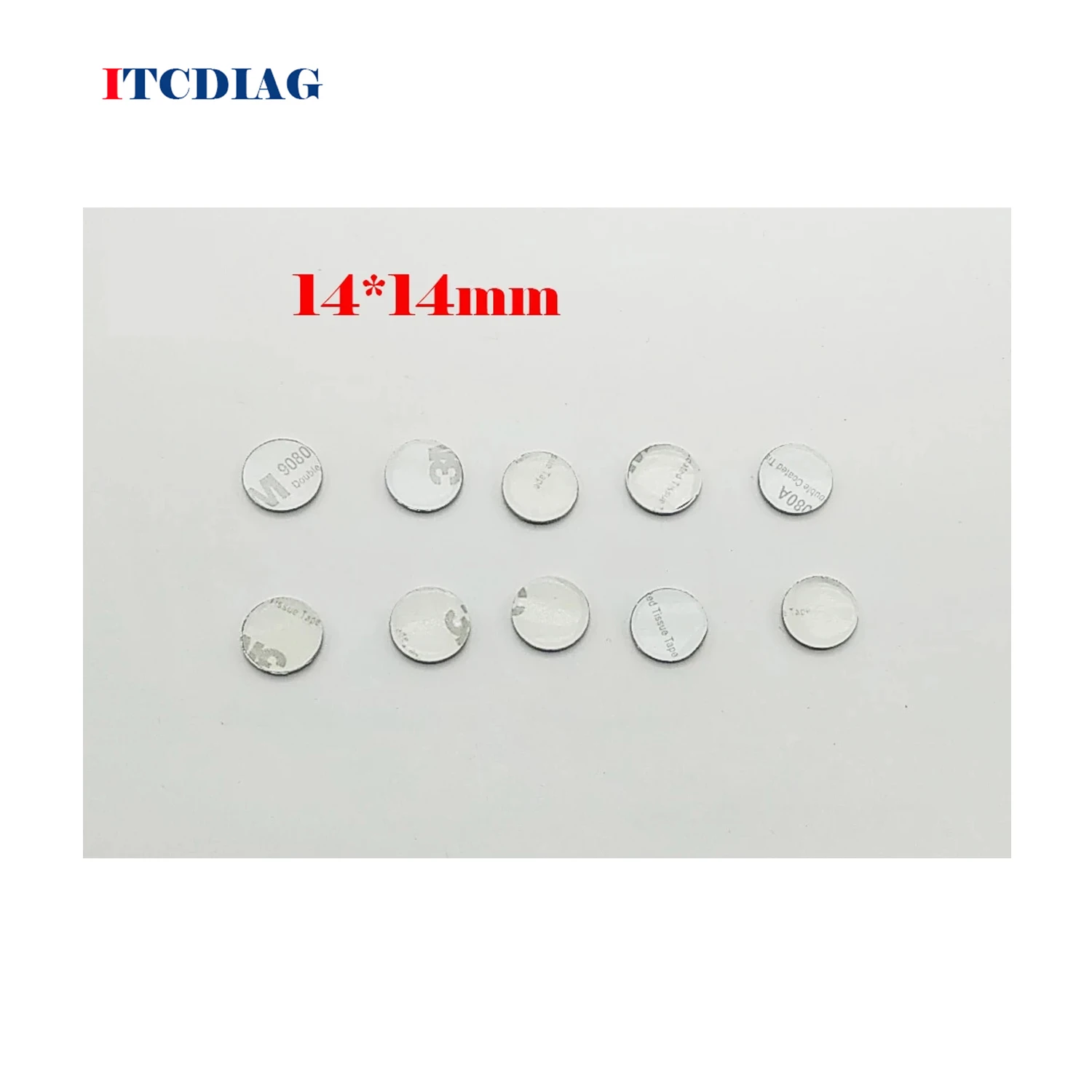 

5 pcs 16mm 14mm Car Key Shell Sticker Logo For Fiat Emblem Badge Crystal DIY me-tal sticker car key logo Blue white color