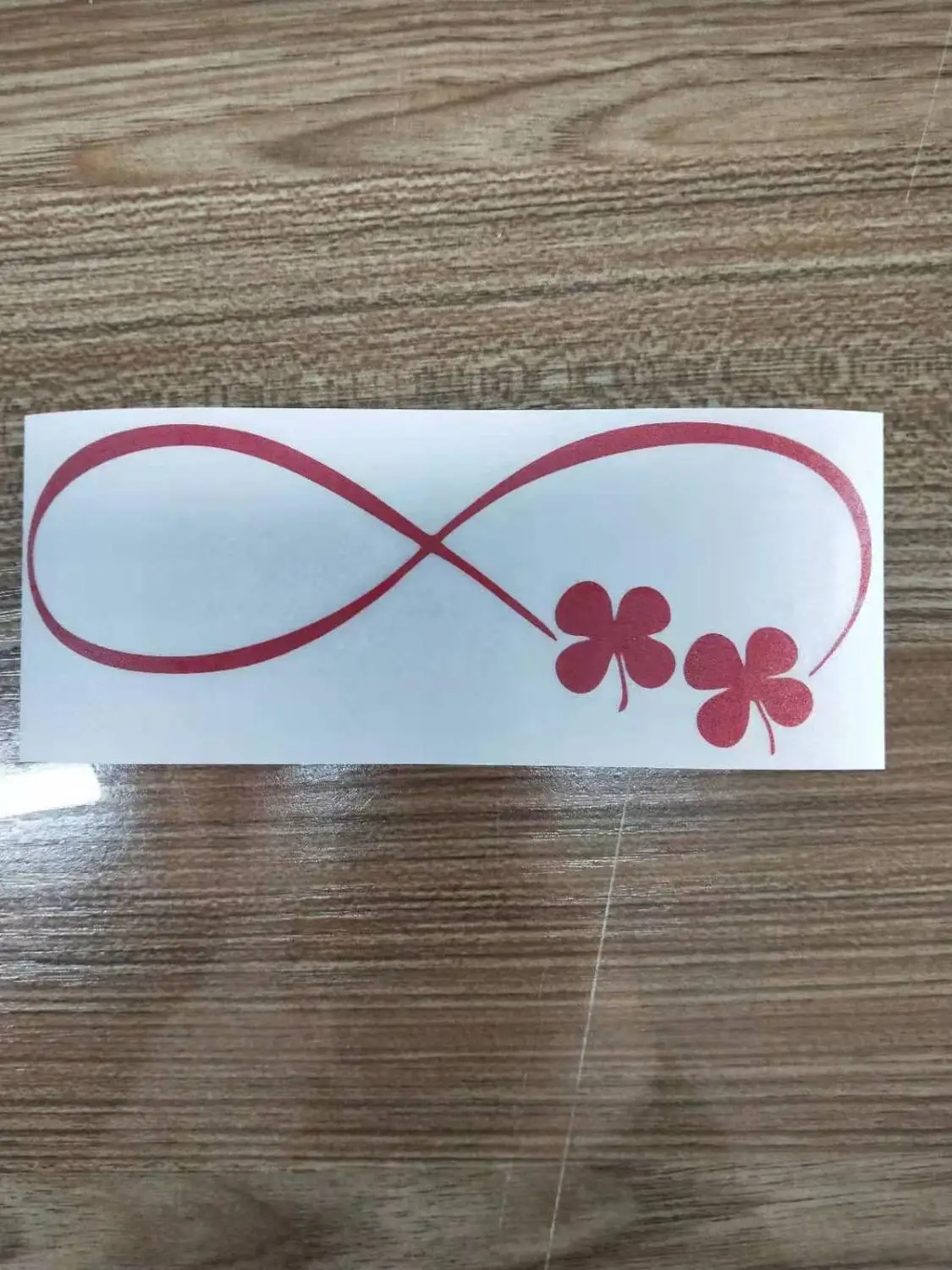 Листья клевера на удачу Очаровательная Наклейка Виниловая наклейка для