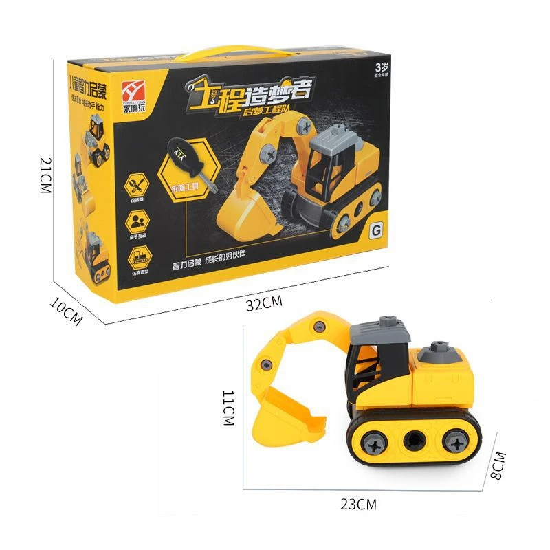 2019 Новый 16 видов стилей мини инженерно автомобиль трактор игрушка самосвал