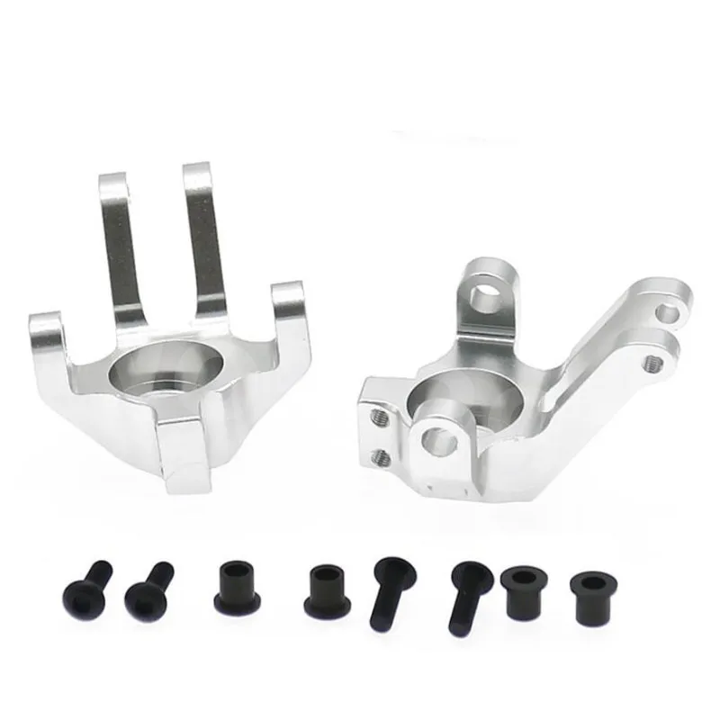 Алюминиевые детали для обновления радиоуправляемых автомобилей с ЧПУ. Держатель рулевого кулака из сплава L/R для 1/10 XR10 Axial Wraith Spawn AX90056