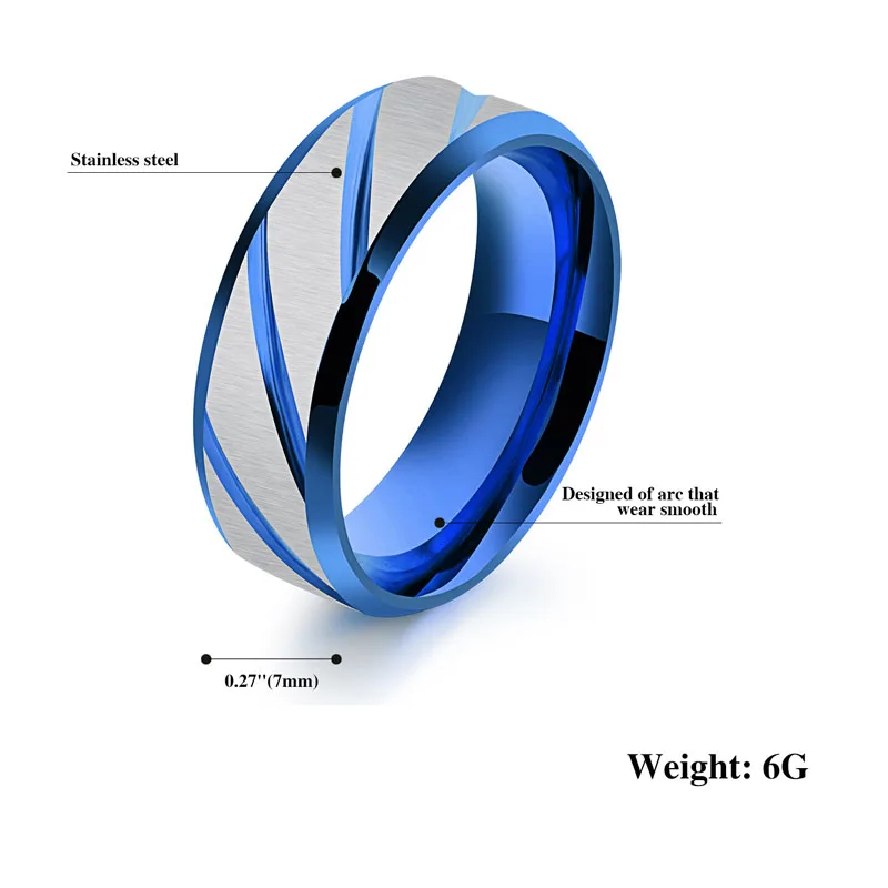 Men's Titanium Steel Ring Mirror Polishing Jewelry Anniversary Engagement Wedding Promise EIG88 | Украшения и аксессуары