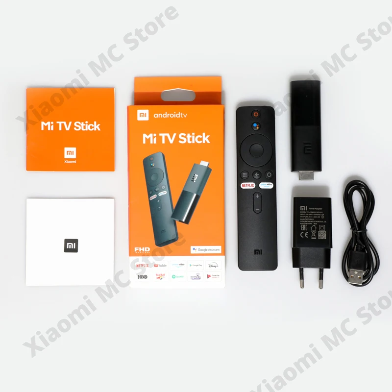 Оригинальный ТВ стик Xiaomi Mi Android TV 9 0 четырехъядерный 1080P HD аудио декодирование