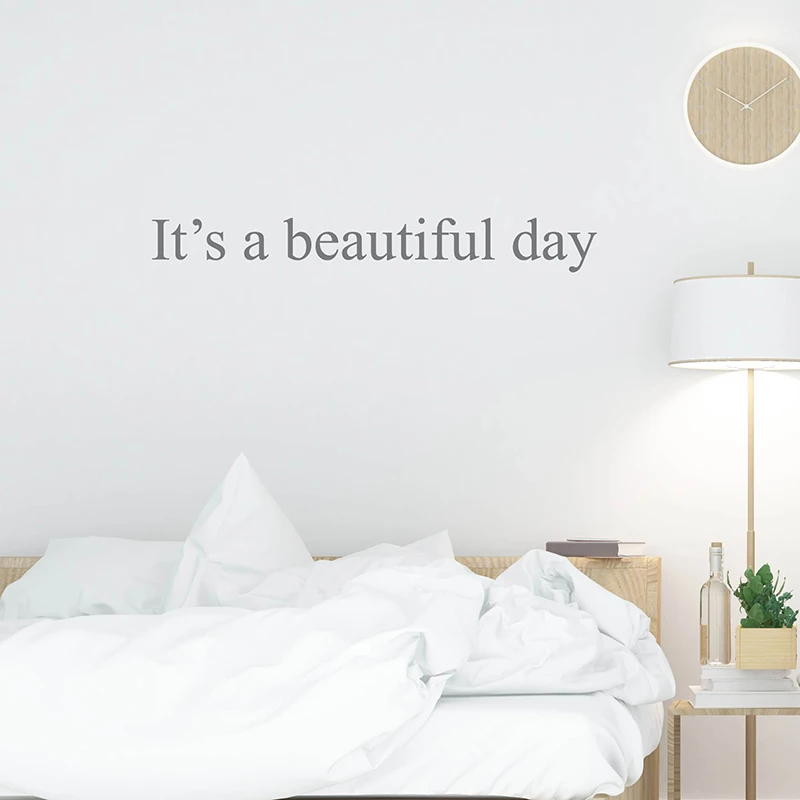 Настенные наклейки с цитатами это прекрасный день|Наклейки на стену| |