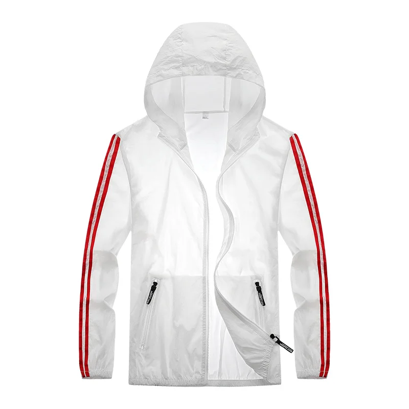 

Summer Hooded Long-Sleeved Breathable And Waterproof Men's And Women's Fishing Clothes Sun-Proof Clothing Coat Jacket