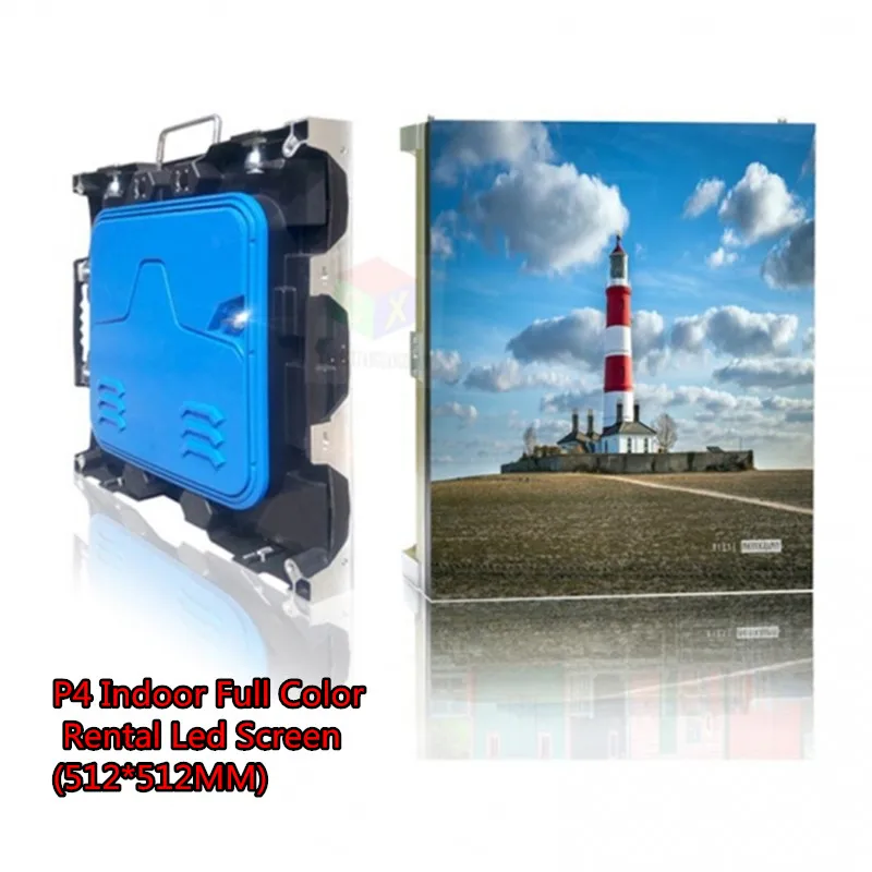 P4 Крытый RGB полноцветный светодиодный видео настенный Размер 512x512 мм большой