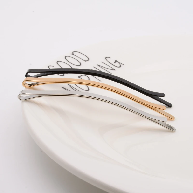 Заколки для волос золотистые и Серебристые металлические заколки сделай сам