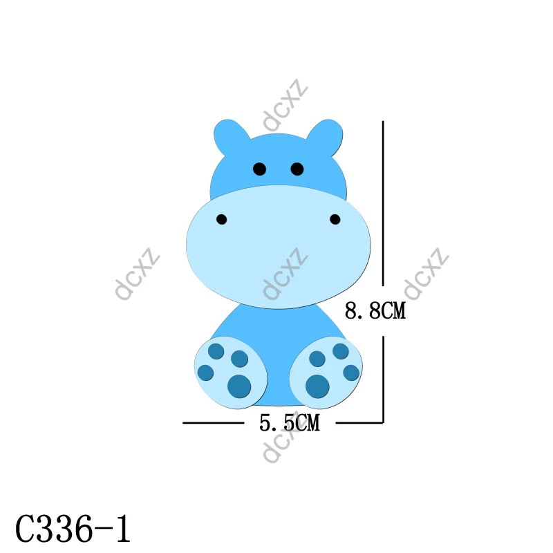 

New hippo Wooden die Scrapbooking C-336-1 Cutting Dies