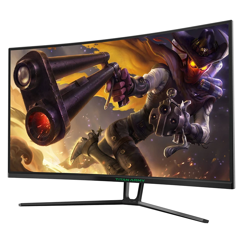 Изогнутый экран для игрового компьютера TITAN ARMY 32 дюйма 1k165гц 1500r светильник