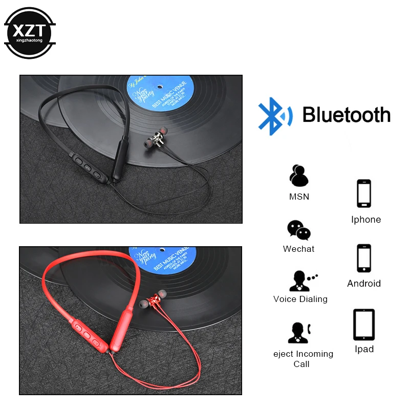 Беспроводные наушники Bluetooth наушники-вкладыши BT 5,0 водонепроницаемые спортивные наушники бас стерео с микрофоном для iPhone Android xiaomi