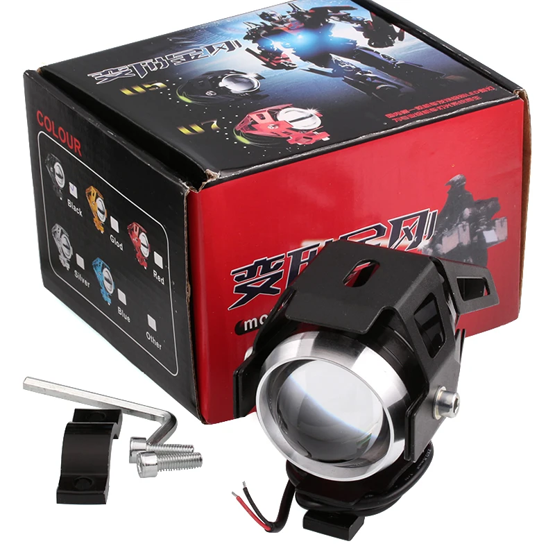 Аксессуары для мотоциклов светодиодная фара 125 Вт 3000LM U5 Водонепроницаемая