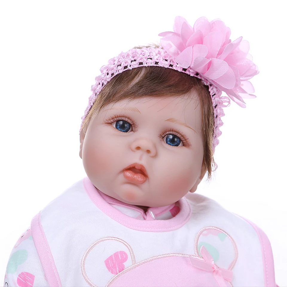 55 см мизинец baby reborn кукла сладкий ребенок лицо realisitc новорожденная девочка День