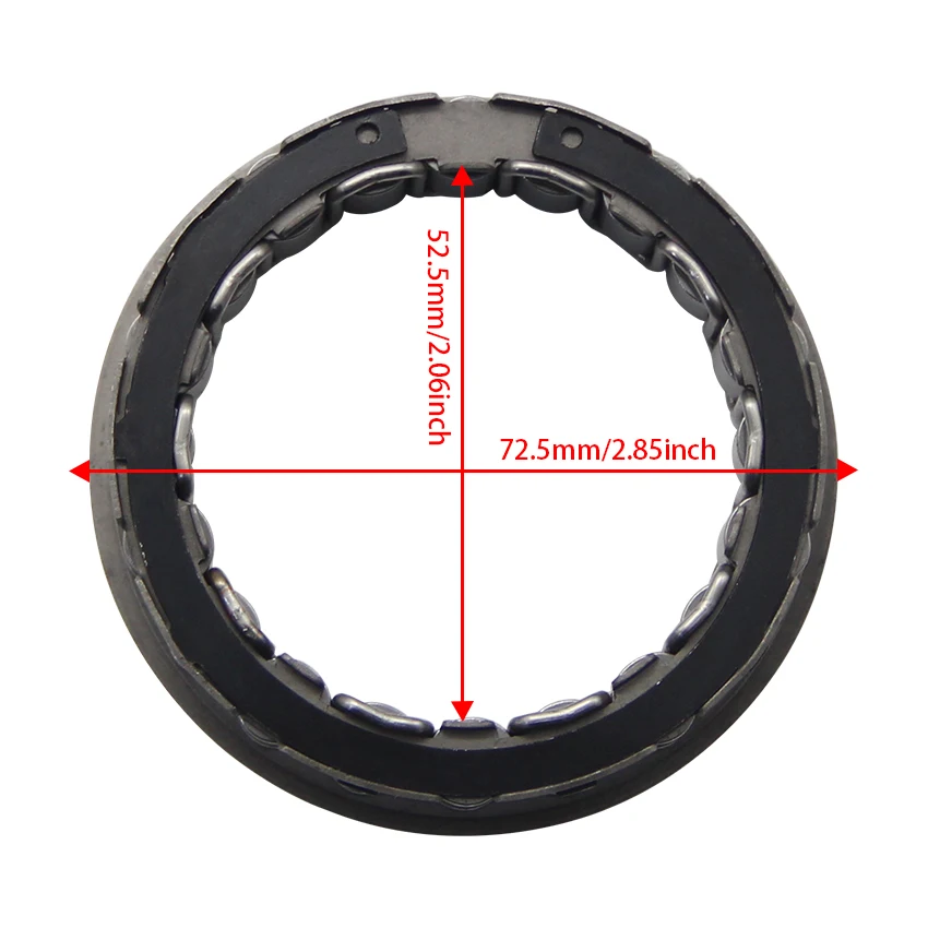 

Motorcycle Engine Starter Clutch One Way Bearing For Kawasaki Z650 ER650 EX400 EX650 Ninja 400R ABS ER-6F SE KLE650 Versys LT