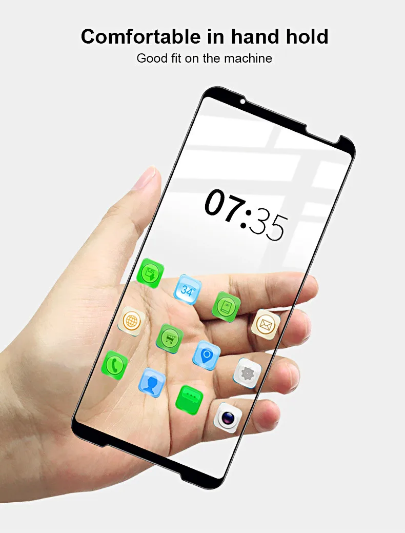 Imak полное покрытие из закаленного стекла для ASUS ROG Phone II ZS660KL Защитная пленка для экрана Zenfone6 ZS630KL
