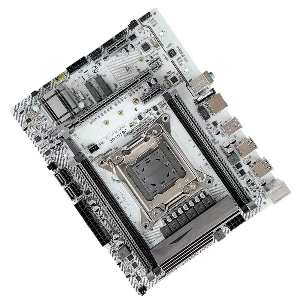 Günstig BTC Bergbau X99 Motherboard M-ATX LGA 2011-3 Buchse Dual M.2 Unterstützung Vier Kanal DDR4 REG ECC Server Speicher 2133/2400/2666
