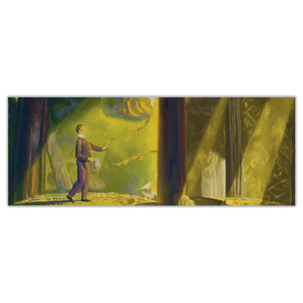 Цитон Джордж Bellows journey путешествие молодежи Canvas Холст Картина маслом пепел может