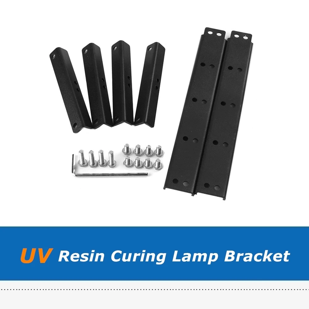 full set metal fix bracket holder for uv light lamp to cure resin printing models sla dlp 3d printer parts free global shipping