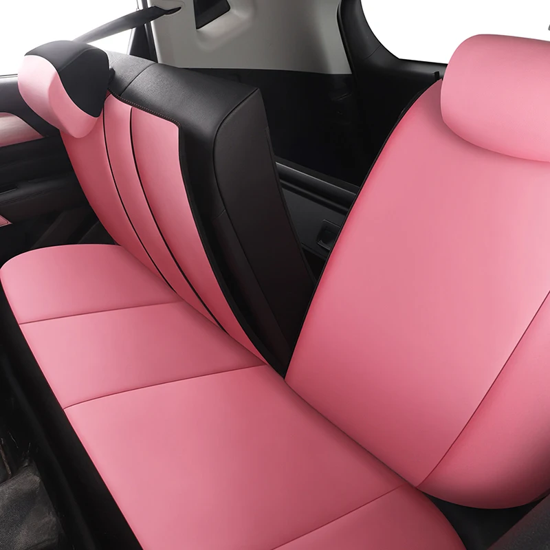 Universal Pink Car Seat Cover Set for Women and Girls Compatible with Citroen C2 C3 Aircross C4 CACTUS 2012 Ds4 Ds5 Saxo Xsara image 5