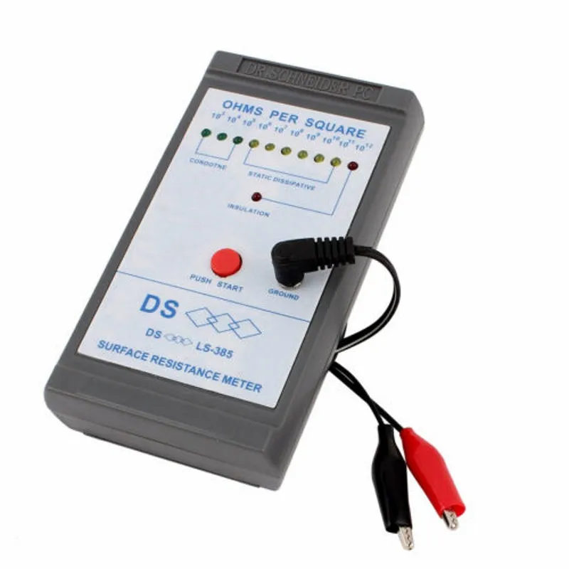 DS LS-385 тестер поверхностного сопротивления статический коврик Тайвань тестер Антистатический Тестер