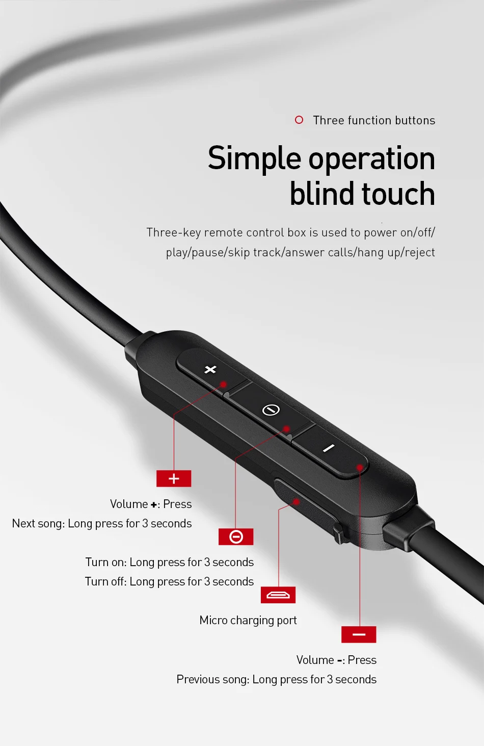Baseus S17 Спортивные Беспроводные наушники Bluetooth 5,0 наушники для Xiaomi Redmi Note 7 Iphone 8 XR huawei гарнитура громкой связи