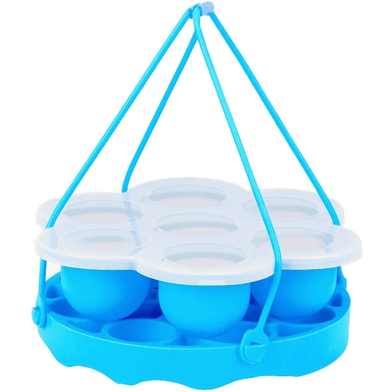 Silicone Egg Bites Molds and Steamer Rack Fits 5/6/8 Qt Pressure Cooker Baby Food Freezer Tray | Дом и сад